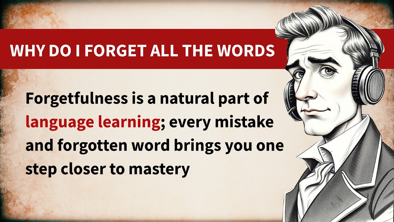 Why Do I Always Forget All The Words | English Tips Learning | Graded ...