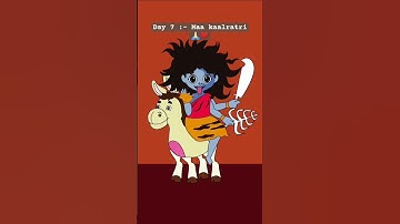 Thumbnail of Day 7 :- Maa kaalratri 🙏🏻❤️ maa bless all of us #shorts #youtubeshorts #trending #navratrispecial