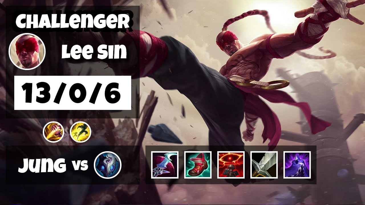 Lee Sin Jungle S11 11.8 Challenger Replay (13/0/6) - KOREAN
