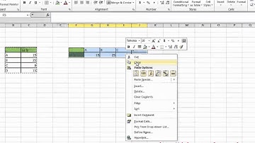 Cách Chuyển Cột Thành Dòng Và Ngược Lại Trong Excel
