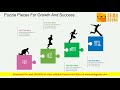 Puzzle pieces for growth and success powerpoint templates