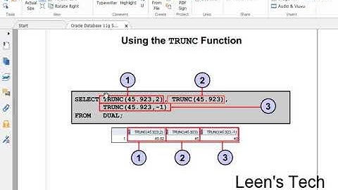SQL 11g Tutorial in Bangla # 14 Number functions in SQL Statement