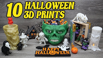 10 Awesome Halloween 3D Prints You Can 3D Print!