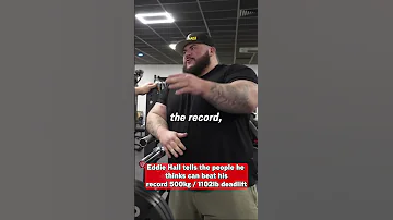 Eddie Hall Says Who Can Beat His 500kg Deadlift Record