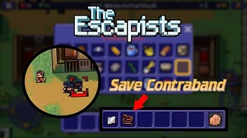 SAVE CONTRABAND FROM OFFICERS - The Escapists iOS Tutorials