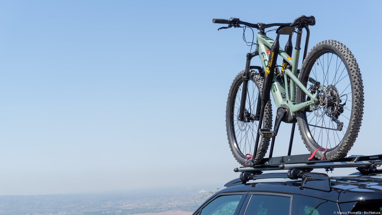 Portabici Da Tetto Green Valley Fast Rider - In Alluminio, Made In Italy, Portata 15kg - Foto 6