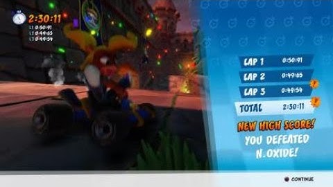 [CTR:NF] Cortex Castle (Beating N.Oxide Ghost)