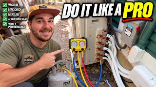 How To Properly Add Refrigerant To A Mini Split!  - GWIN