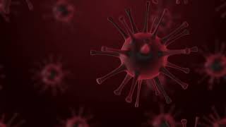 Футаж - Медицина - Бактерия - Инфекция - Вирус (красный)