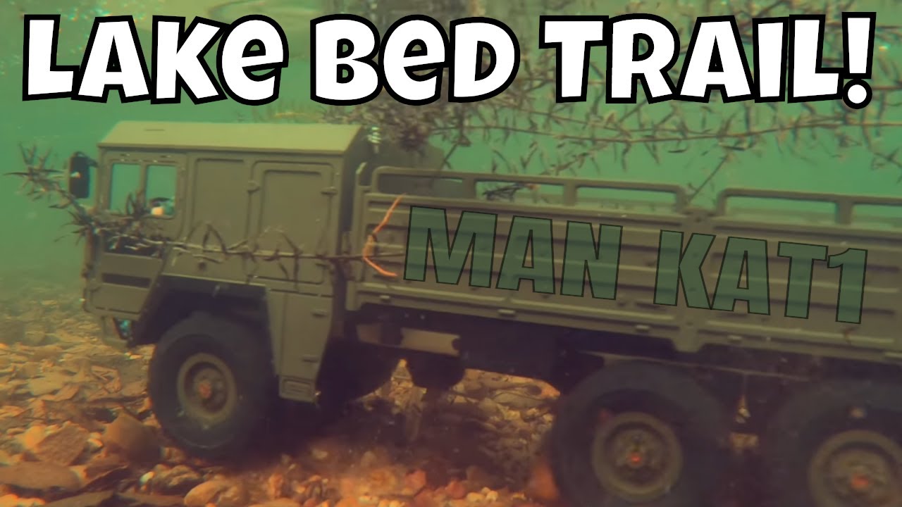 RC Truck drives on the bottom of a lake! Helifar Man KAT (JJRC Q64)