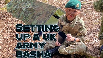 How To Set Up A British Army Basha.