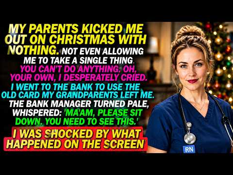 My Parents Threw Me Out on CHRISTMAS With Nothing — What Grandpa's Old Card Revealed Ended Them