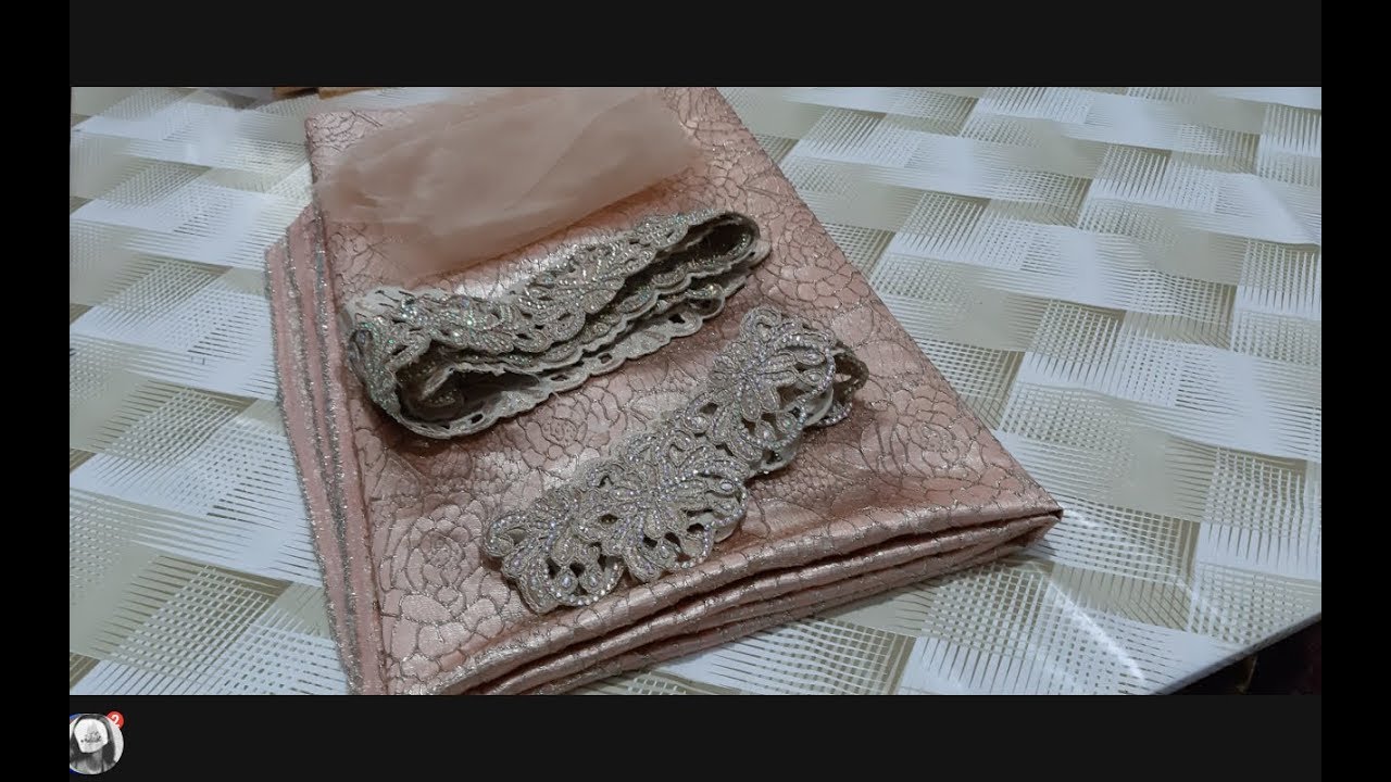 تفصيل وخياطة فستان عراسي مودال تونسي من قطعتين👍😊 قمة فالروعة جزء التفصيل