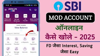 अब FD के जैसा ब्याज Saving Account पर मिलेगा | How To Open MOD Account In SBI | MOD Full Details