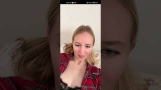Y Blonde Babe In Bigo Live Teasing
