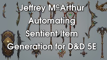 Automating Sentient Item Generation For Dungeons and Dragons 5E