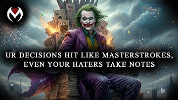 WHAT YOU DO IS BRILLIANT AND MANY ADMIRE YOUR COURAGE AND INTELLIGENCE 🥳 - JOKER SPEECH