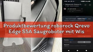 Produktbewertung roborock Qrevo Edge S5A Saugroboter mit Wischfunktion,Dual Anti-Tangle-System,18.50