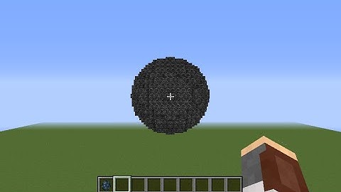 Minecraft: Insanely Fast Sphere Generator Using Command Blocks!