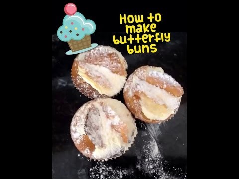 How to make butterfly buns