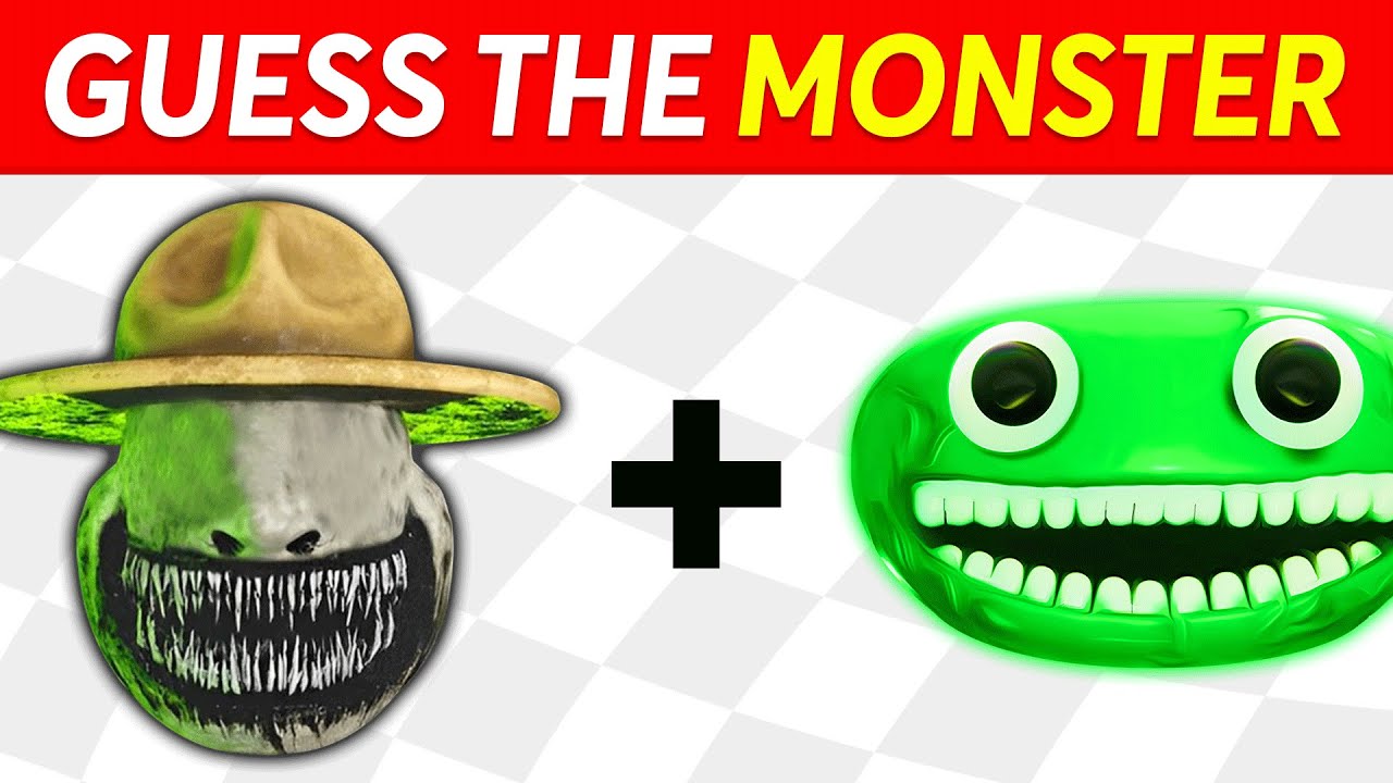 🥦💪Guess The Monster By Emoji & Voice | Zoonomaly + Garten Of Banban 7 Quiz