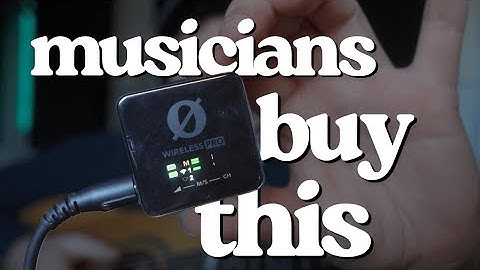 Why Musicians NEED the Rode Wireless Pro..