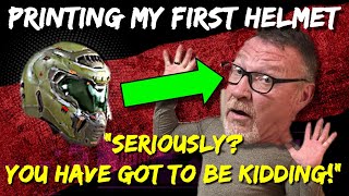 I 3D Printed a DOOM Eternal Slayer Helmet and This Happened!