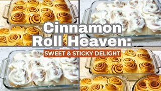 Cinnamon Roll Heaven: Sweet & Sticky Delight