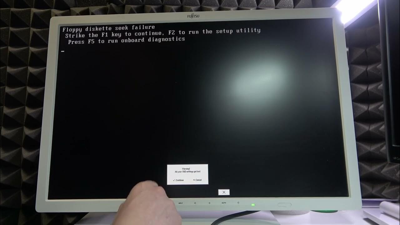How To Reset All Settings On Fujitsu Monitor YouTube