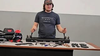 MAXIMUS-3 FORD BRONCO REMOVABLE WINCH MOUNT SADDLE INSTALL