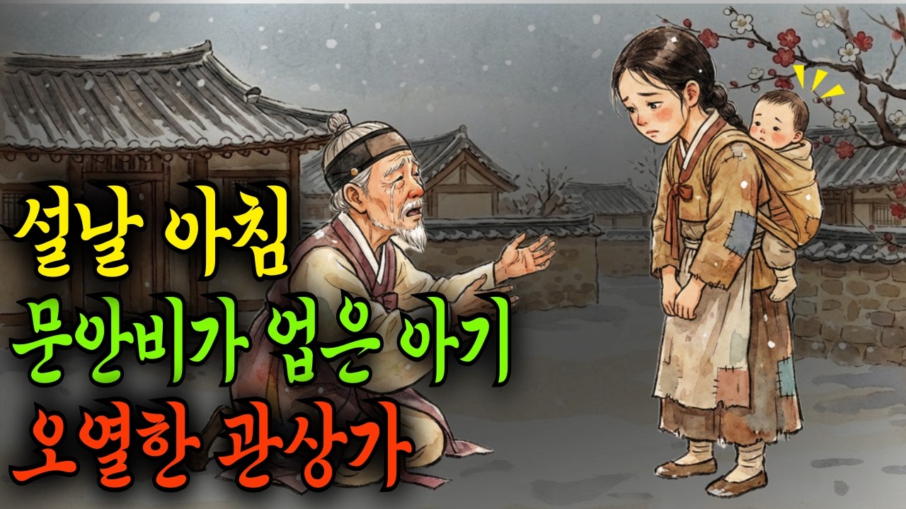 아버님 청으로 문안비 되어 남동생을 업고 새배 간 지혜로운 누이 | 옛날이야기 | 야담 | 오디오북 | 수면동화 | 민담 | 오디오북