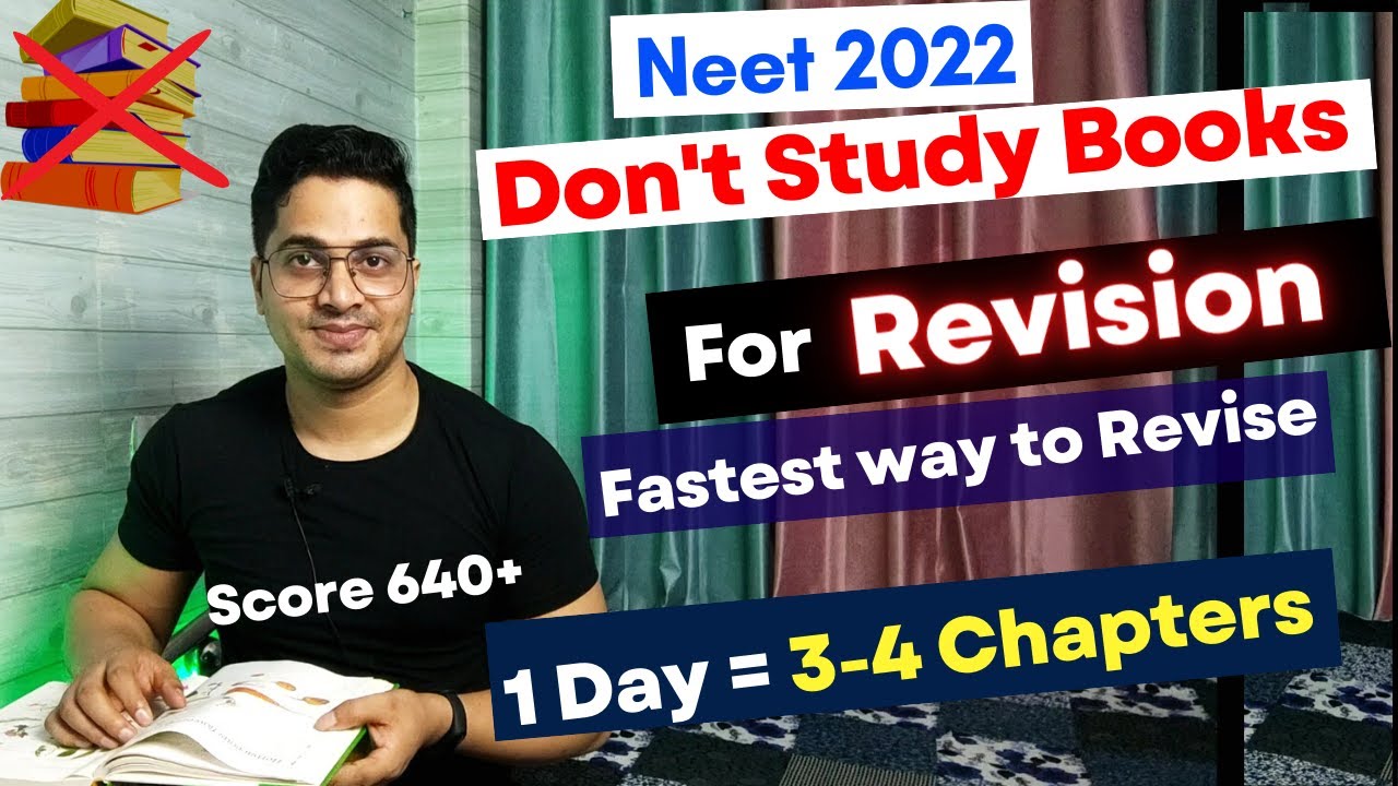 Revision Strategy for Last 20 Days for Neet 2022 | Fastest Ways to Complete Syllabus in Last 20 Days