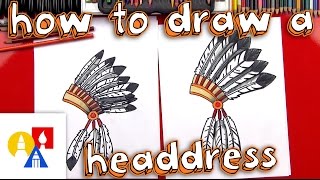 How To Draw A Native American Headdress