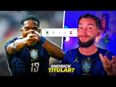 Brazil 2 x 1 Egypt - WILL ENDRICK BE A STARTER IN THE WORLD CUP? 🇧🇷🏆