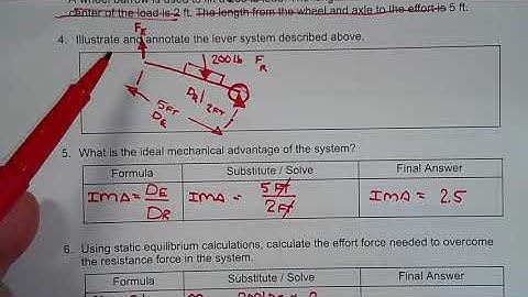 Simple Machines: Practice Problems - Part 1