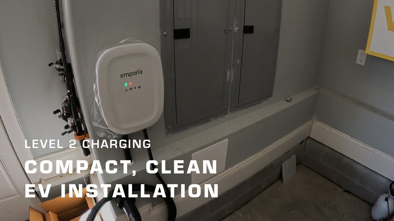Emporia 48 Amp EV Charger Installed with 60 Amp Breaker | Clean Residential Setup