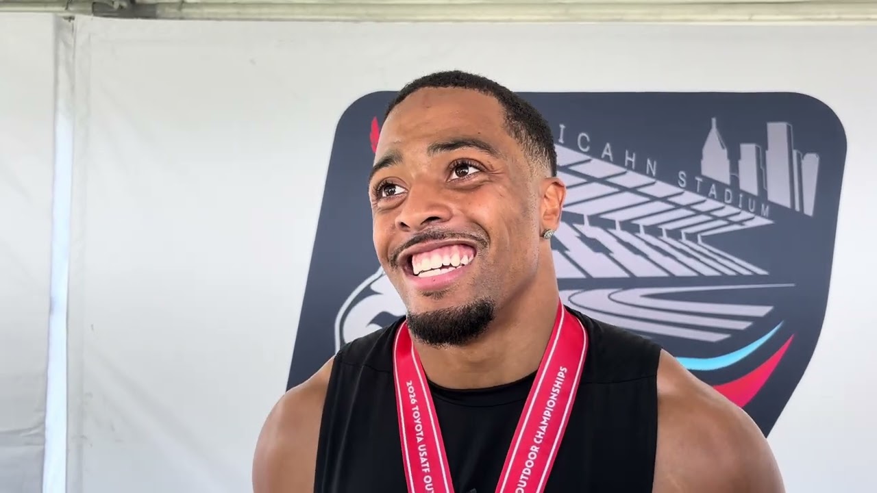 Justin Robinson Was Unsponsored Working at Costco Before Winning 400m at USA Outdoor Championships