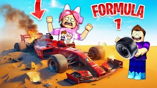 MASINA DE FORMULA 1...DAR MI-A LUAT FOC MOTORUL!