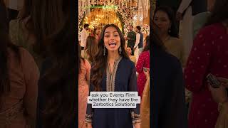 Entire Wedding booked online using Zarbotics Intelligent Customer Journey.