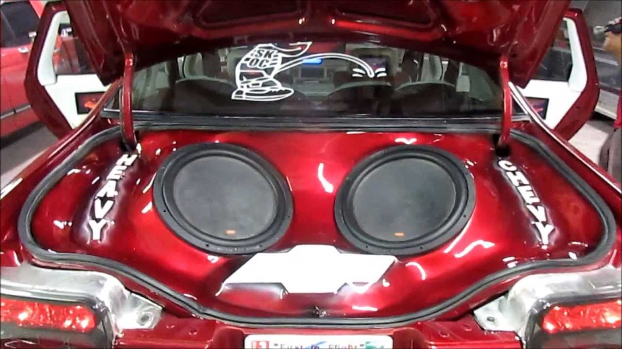 Candy Red Bubble Caprice on 30" DUB Zig Zags @ Bat96Chevy Photoshoot