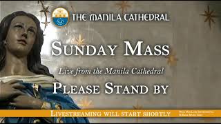 Sunday mass at the manila cathedral presided by fr. kali pietre m.
llamado, vice rector of cathedral.