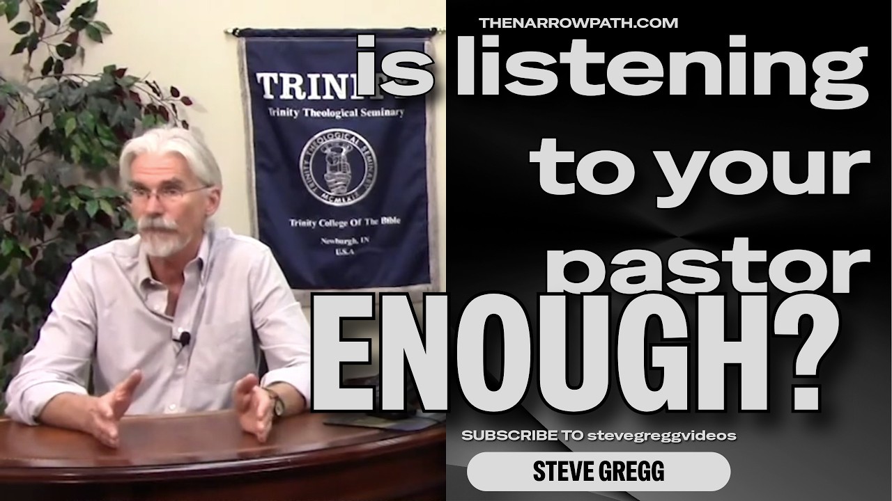 Почему верующим следует изучать Библию глубже, чем просто слушать своих пасторов? Стив Грегг