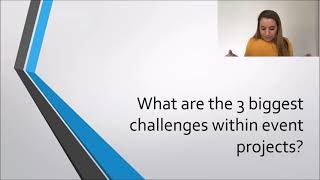 Project Management insights with Natalia - What are the 3 biggest challenges within event projects?