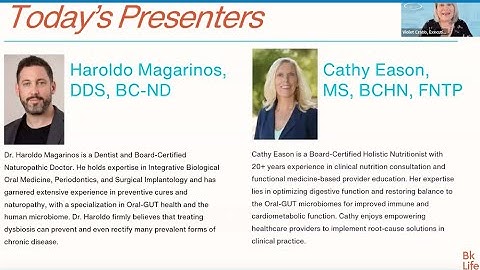 AAOSH 2025 Webinar Preview: Haraldo Magarinos, ND, DDS, & Cathy Eason, MS, FNTP, LMT