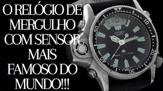 O relógio de mergulho com sensor mais famoso do mundo, Citizen Aqualand co22. Um clássico😲😲😲🤑🤑🤑🤑🤑🤑🤑