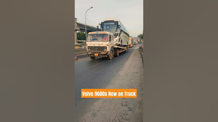 new Volvo bus on Truck