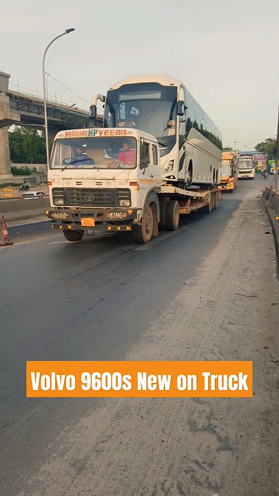 new Volvo bus on Truck