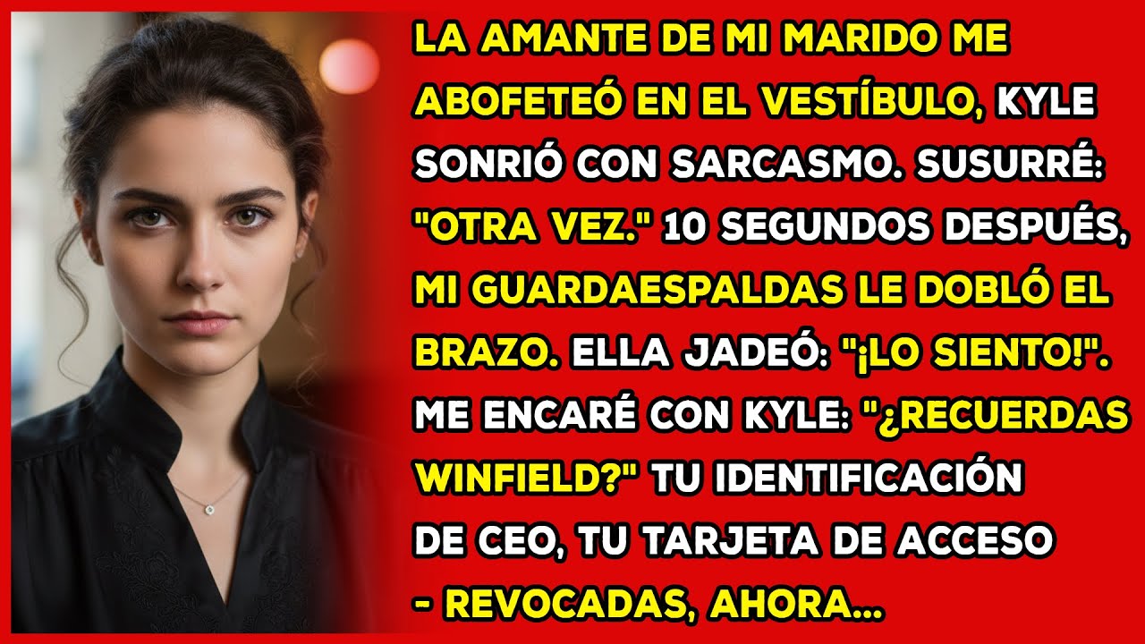 La amante de mi marido me abofeteó en público. 10 segundos después, mi guardaespaldas...