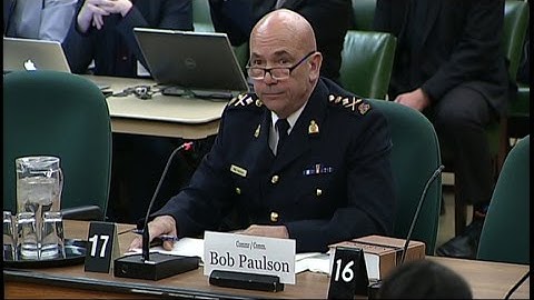 RAW: RCMP Commissioner presentation on Parliament Hill shooting video