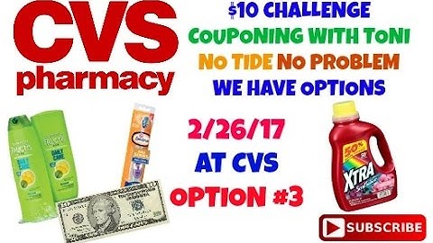 CVS $10 Challenge Breakdown #3 - 2/26/17 | No Tide No Problem ~ We have OPTIONS